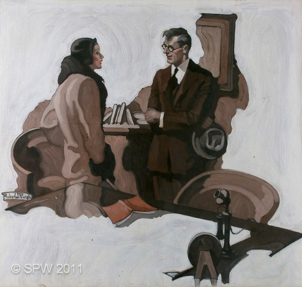 Conversation by the Desk (PWP-254)