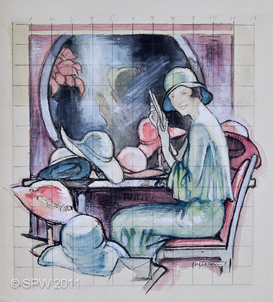 Study for Woman with Hats (PWP-099)