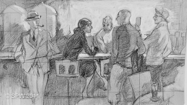 Study for The Diner (PWP-159)