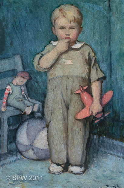 Study for Boy with Plane (PWP-340)